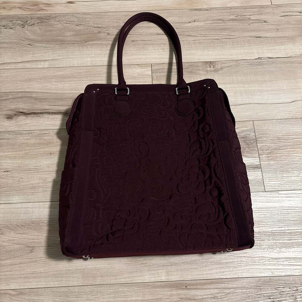 Vera Bradley Microfiber Quilted North South Tote Bag - Picture 2 of 5